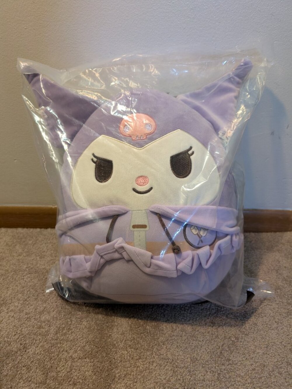 NWT 12 inch Kuromi Squishmallow Hello Kitty purple